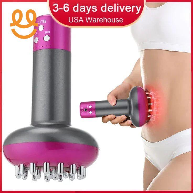 Massager Body Shaping Heating Meridian Scraping brush massager