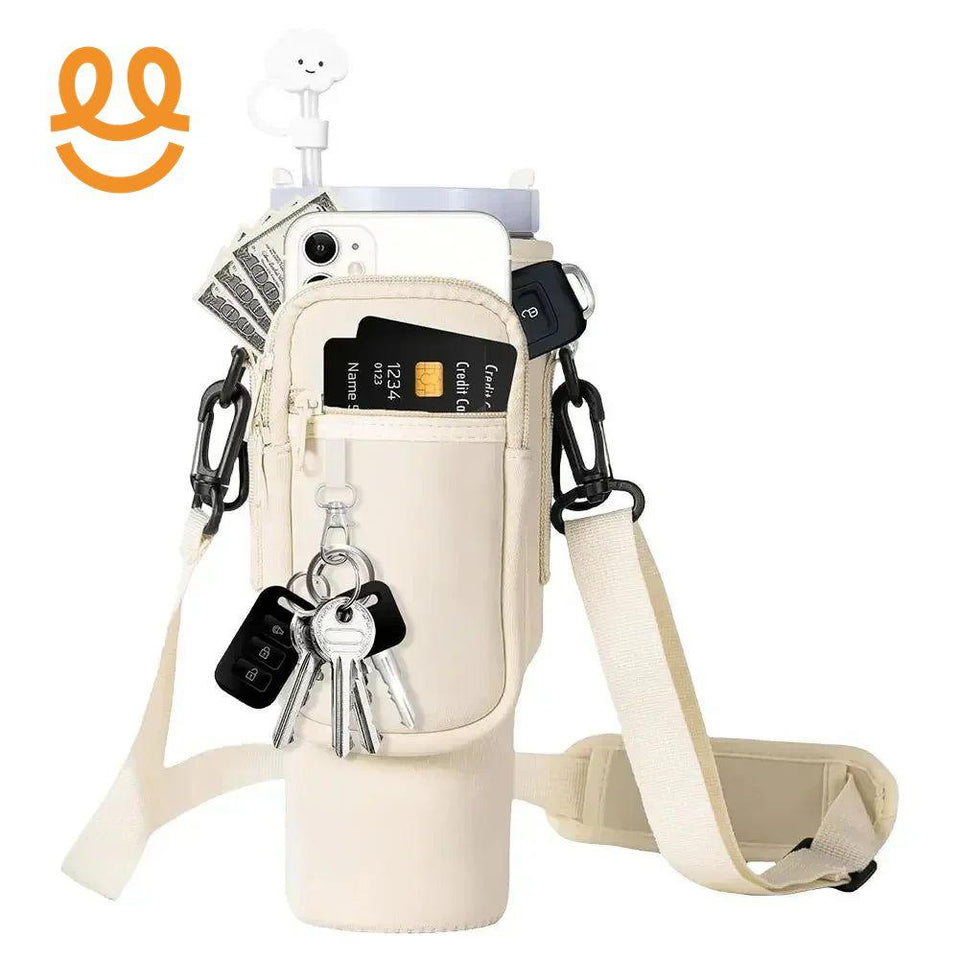 40oz Neoprene Water Bottle Carrier Bag For Quencher Cup Sleeve