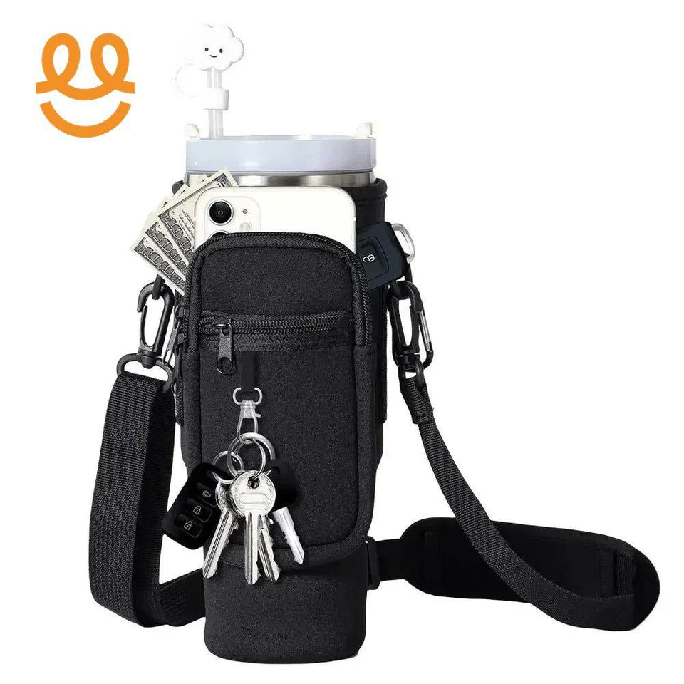 40oz Neoprene Water Bottle Carrier Bag For Quencher Cup Sleeve