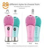 Electric Ultrasonic Skin Sonic Scrubber Facial Brush Cleaner