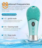 Electric Ultrasonic Skin Sonic Scrubber Facial Brush Cleaner