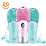 Electric Ultrasonic Skin Sonic Scrubber Facial Brush Cleaner