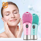 Electric Ultrasonic Skin Sonic Scrubber Facial Brush Cleaner