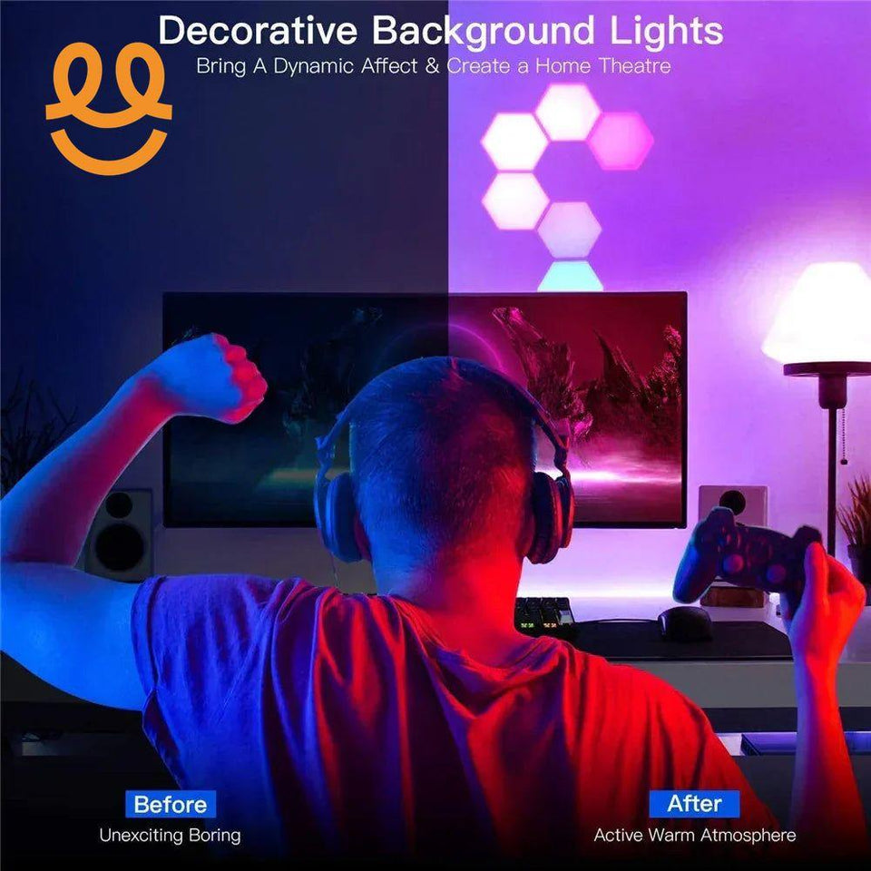 LED Quantum lamp Hexagonal Touch Sensor