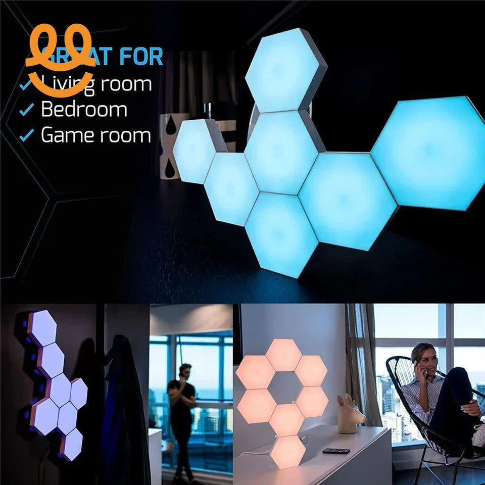 LED Quantum lamp Hexagonal Touch Sensor